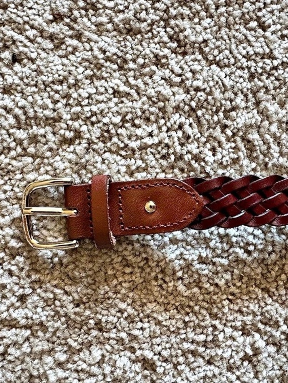 Braided Belt in Brown Like New